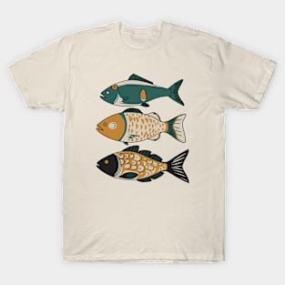 Aesthetic Pack of Fishes T-Shirt